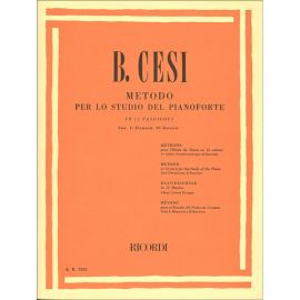 METODO PER LO STUDIO DEL PIANOFORTE IN 12 FASCICOLI - FASC. I - BENIAMINO CESI