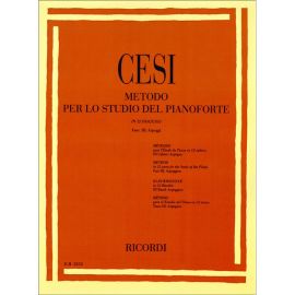 METODO PER LO STUDIO DEL PIANOFORTE IN 12 FASCICOLI - FASC. III - BENIAMINO CESI