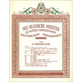 MODERN RUSSIAN MASTERS OP. 12 NUMERO 2 GAVOTTE 4?? SERIE PIANO SOLO - PROKOFIEFF