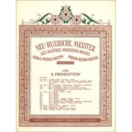 MODERN RUSSIAN MASTERS OP. 4 NUMERO 3 IN DESPAIR 4?? SERIE PIANO SOLO - PROKOFIEF