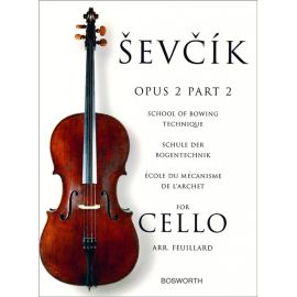 OPUS 2 PARTE II SCHOOL OF BOWING TECHNIQUE FOR VIOLONCELLO - SEVCIK