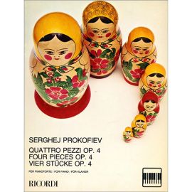 QUATTRO PEZZI OP.4 PER PIANOFORTE - PROKOFIEFF