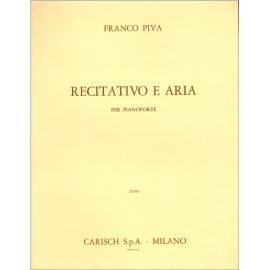 RECITATIVO E ARIA PER PIANOFORTE - PIVA