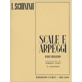 SCALE E ARPEGGI PER VIOLINO FASCICOLO II - SCHININA