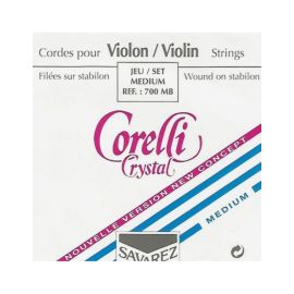 SET CORDE PER VIOLINO CORELLI CRYSTAL 700 MB MEDIUM SAVAREZ A-D-E-G