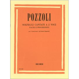 SOLFEGGI CANTATI A 2 VOCI FACILI E PROGRESSIVI - POZZOLI