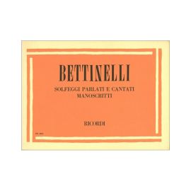 SOLFEGGI PARLATI E CANTATI MANOSCRITTI - BETTINELLI