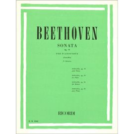 SONATA OPUS 79 PER PIANOFORTE - BEETHOVEN
