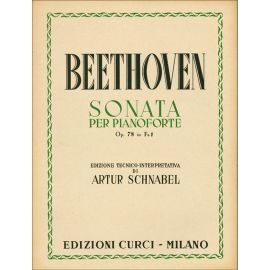 SONATA PER PIANOFORTE OPUS 78 IN FA- - BEETHOVEN