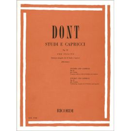STUDI E CAPRICCI OPUS 35 PER VIOLINO - DONT