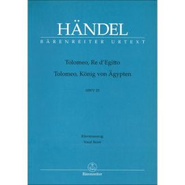 TOLOMEO RE D'EGITTO HWV25 - HANDEL