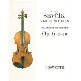VIOLIN METHOD FOR BEGINNERS OPUS 6 PARTE VI - SEVCIK