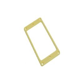 PARTSPLANET  MT10 F CR  MASCHERINA FLAT IN PLASTICA PER PICK UP HUMBUCKER - CREM