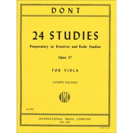 24 STUDI OP.37  PER VIOLA  DONT