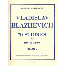 70 STUDIES FOR BB FLAT TUBA BC VOLUME 1 - BLAZHEVICH