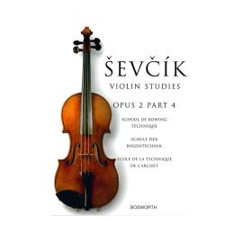 OPUS 2 PARTE IV SCHOOL OF BOWING TECHNIQUE VIOLIN STUDIES - SEVCIK