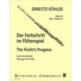 DER FIRTSCHRITT IM FLOTENSPIEL OPUS 33 VOLUME 2- KOHLER-ED ZIMMERMANN