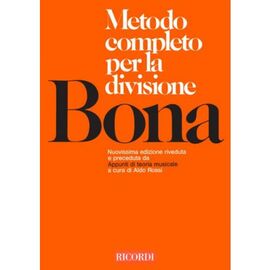 Bona-Metodo completo per la divisione