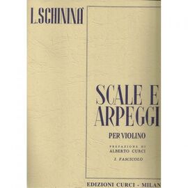 Scale e arpeggi per violino- Schininà fascicolo 1