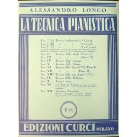 ALESSANDRO LONGO LA TECNICA PIANISTICA  I (B)