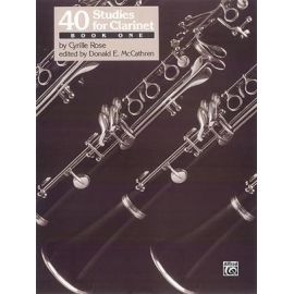 Rose 40 Studies for Clarinet, Book 1