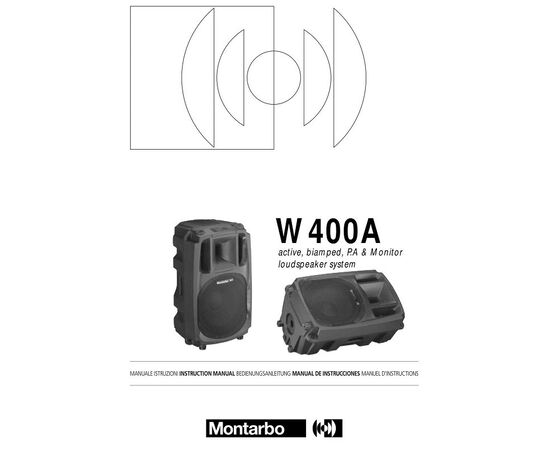 Montarbo W400A Manuale In Italiano, Inglese, Tedesco, Francese, Spagnolo, 2 image