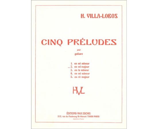 PRELUDIO N.2  IN MI MAGGIORE - HEITOR VILLA LOBOS
